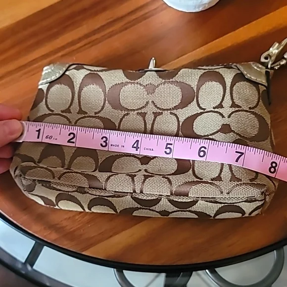 Coach Wristlet With Turnlock Closure - Picture 6 of 7
